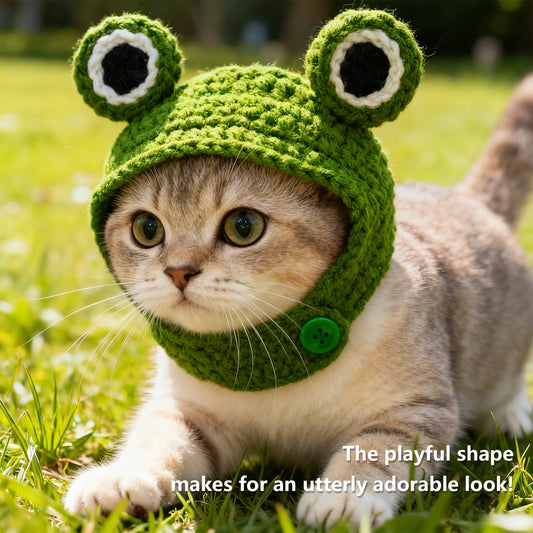 Cute Cat Hat Costume Suitable for 5 to16 lbs - Hats for Cats Head Circumference 11" or Less Kitten Outfits pet Photography Outfits
